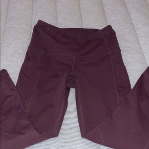 Mid length leggings with pockets